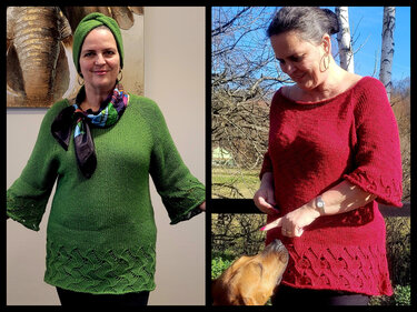 "Durban" - RVO Pullover mit wunderschönem Muster - Strickanleitung