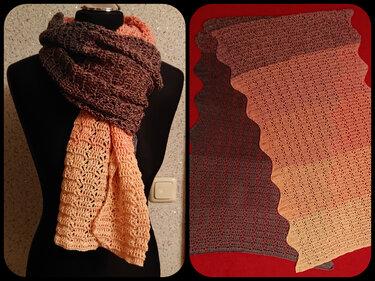 Schal Jule häkeln Häkelschal