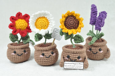 Emotional Support Plant (Sunflower, Lavender, Anemone, and Marguerite)
