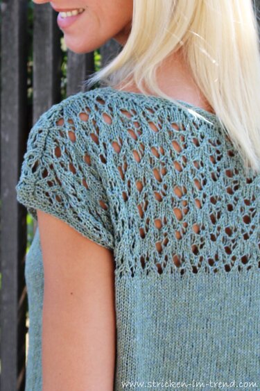 Knitting Pattern for Summer Top | Knit Top MonteNegro #1