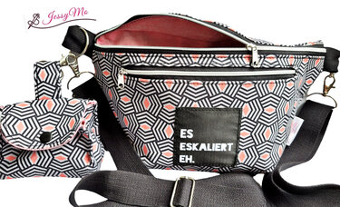 Die "Clivia" ist eine Crossbody Bag. - Nähen