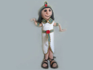 Cleo, Queen of Egypt - Crochet