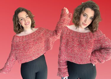 Häkelanleitung Pulli "ERDBEERREGEN"