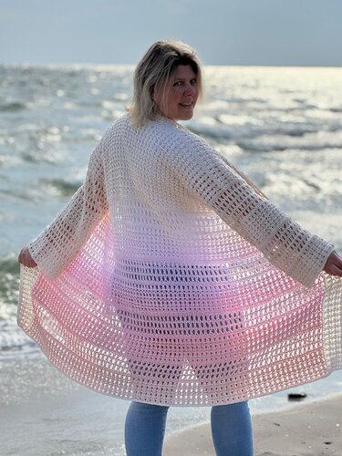 Häkelanleitung Pullover/Shirt/Jacke/Weste Suria