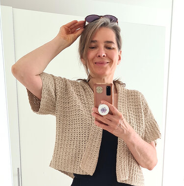 Cardigan, Jacket "Cassy" - Crochet Pattern - Image 11