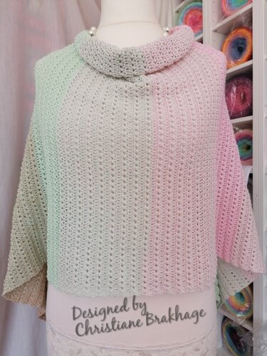 Anleitung "Hello" Überwurf/Poncho - Häkeln