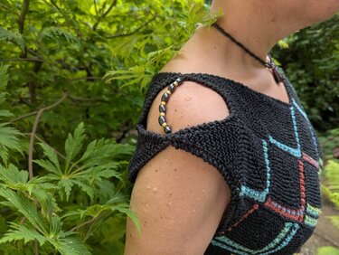 Sommerkarl Nr.4, zackig, raffiniert in A-Linie - Stricken