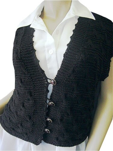 E-Book / Strickanleitung - Weste / Kurzjäckchen Cora