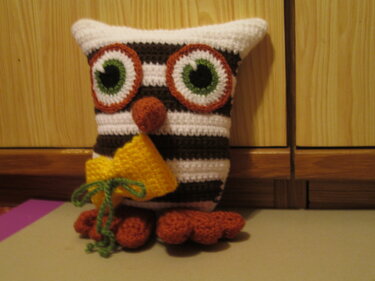 Gehäkelte Eule (20 cm) - Häkeln