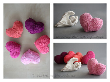 TOP Valentinstag - Gestricktes Herz - Strickmuster