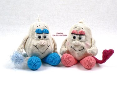 Karl und Karla -- Häkelanleitung von Haekelkeks - Häkeln