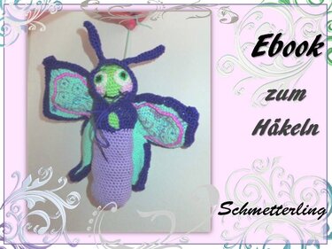 Addon.... Raupe Lola wird zum Schmetterling..... - Häkeln