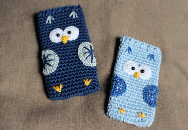 E-Book Handytasche Eule - Häkeln