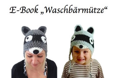 E- Book  "Waschbärmütze" KU 39-59 - Häkeln