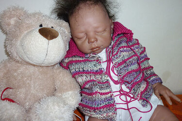 Strickanleitung * Super Easy Babyjäckchen “eliZZZa” Raglan mit Größentabellen