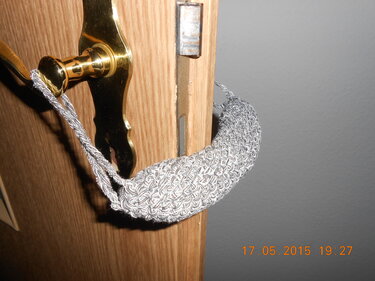 Tür-Stopp-Schutz (Zugluft) - Häkeln