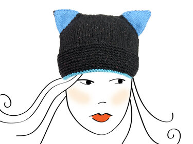 Steffi's Cool Cat Hat adult, knitting pattern
