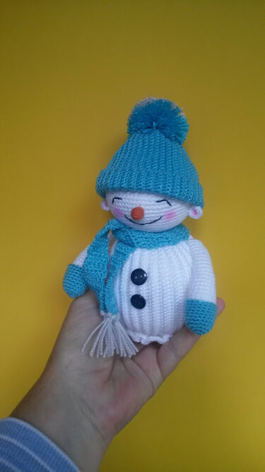 Amigurumi Snowman English Pattern PDF - Crochet