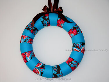 Kranz ohne Nähmaschine - ganz einfach - Basteln