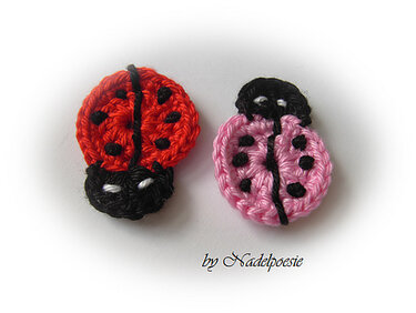applique lady bug pattern - Crochet