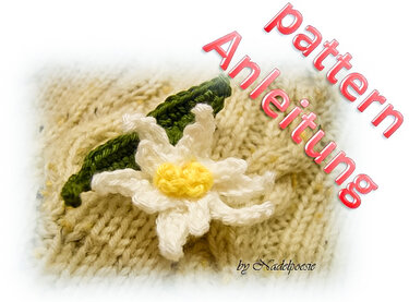 Edelweiss Edelweiß applique - Crochet