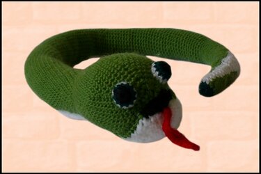 Häkelanleitung Schlange »Mona«