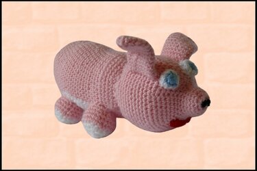 Häkelanleitung Schweinchen »Wilma«