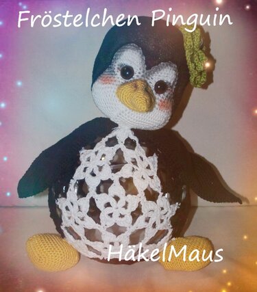 Fröstelche Pinguin Lampe Häkelanleitung PDF Datei