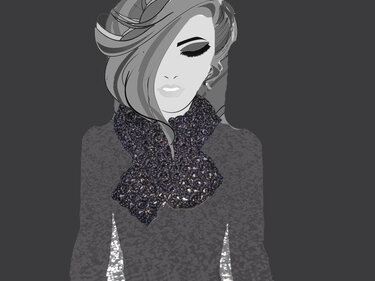 eleganter Schal zum Häkeln