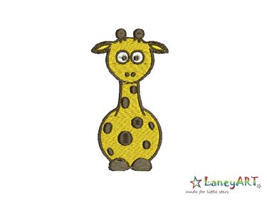 Stickdatei "Giraffe" Pes Format (Deco, Brother, Babylock) - Sticken