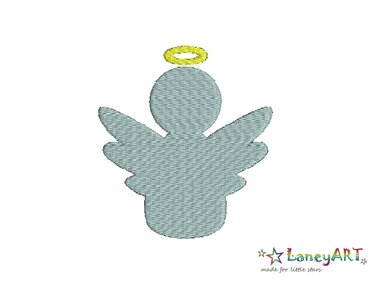 Stickdatei "Engel / Schutzengel" Pes Format (Deco, Brother, Babylock) - Sticken