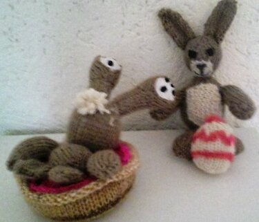 Osterhasen - Stricken