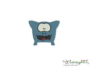 Stickdatei "Monster" Pes Format (Deco, Brother, Babylock) - Sticken