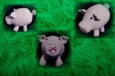 Häkelanleitung - Schweinchen Lucky- einfach