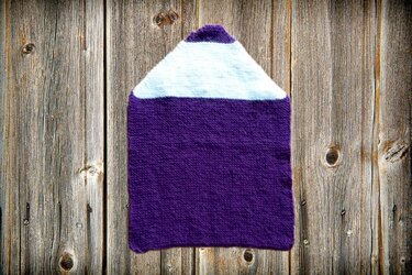 Stiftteppich- 25 cm groß- auch für Anfänger ideal - Stricken