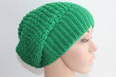 "Diva" Beaniemütze, Pdf-Häkelanleitung