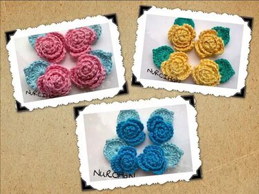 Häkelanleitung für eine kleine Rose