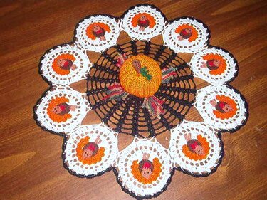 Thanksgiving Doily - Crochet