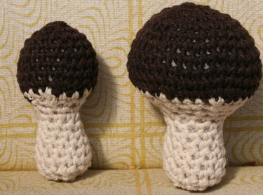 E-Book mit 2 Pilzen und Grundlagen - Häkeln