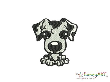 Stickdatei "Hund" Pes Format (Deco, Brother, Babylock)  - Sticken