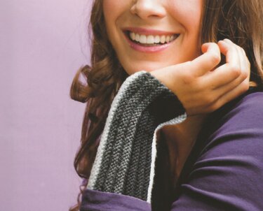 Strickanleitung Stulpe  „Shades of Grey“ - längsgestreifte Pulswärmer