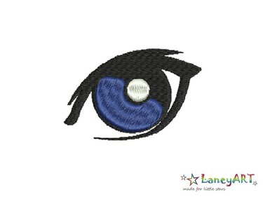 Stickdatei "Auge/ Blue Eye" Pes Format (Deco, Brother, Babylock)