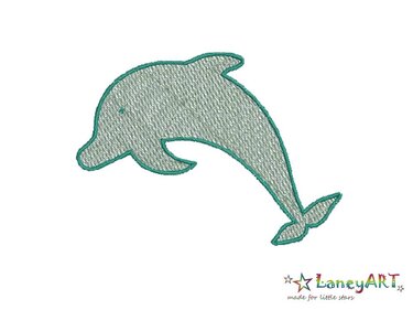 Stickdatei "Delphin" Pes Format (Deco, Brother, Babylock)  - Sticken