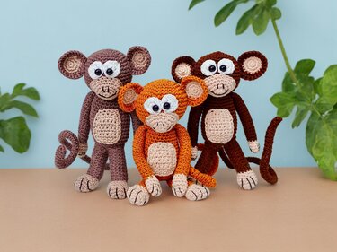 Little Monkey Küma - Crochet Pattern