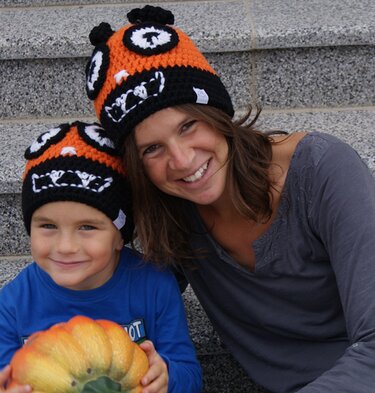 Halloween-Monster-Mütze (mit Größentabelle)