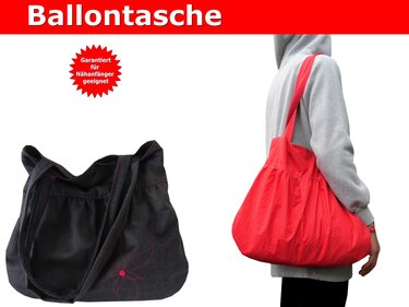 Ballontasche - Schnittmuster & Nähanleitung