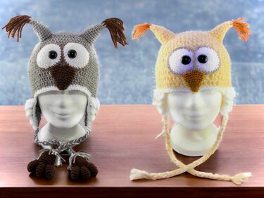 Snowy Owl Hedwig Hat - Crochet Pattern