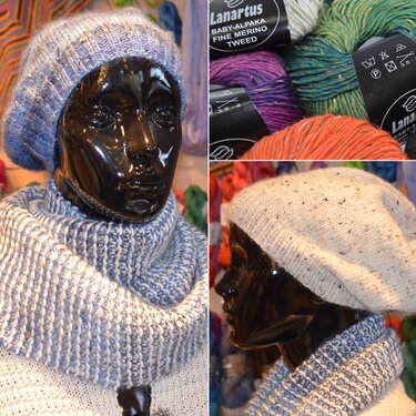 2 Mützen + 1 Loop - Stricken