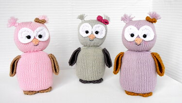 Knitting Pattern - Owl "Emily Euli" - No.A1