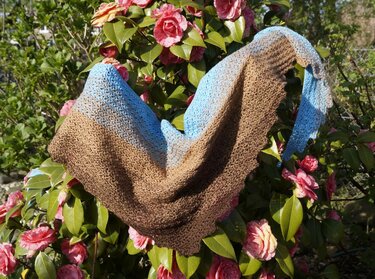 Crochet Pattern Triangle Scarf